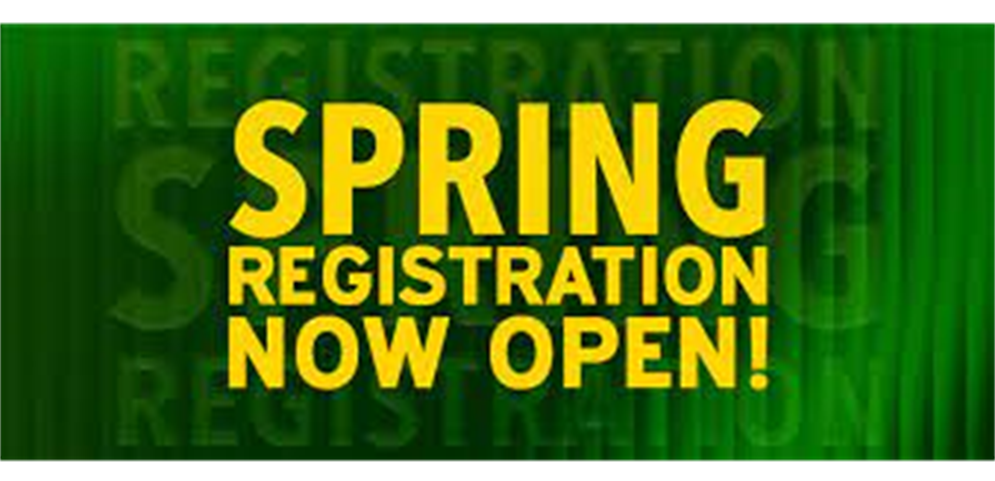 2024 Spring Registration Is Open